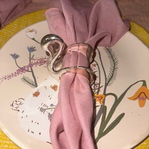 Silver Swan Napkin Ring-10